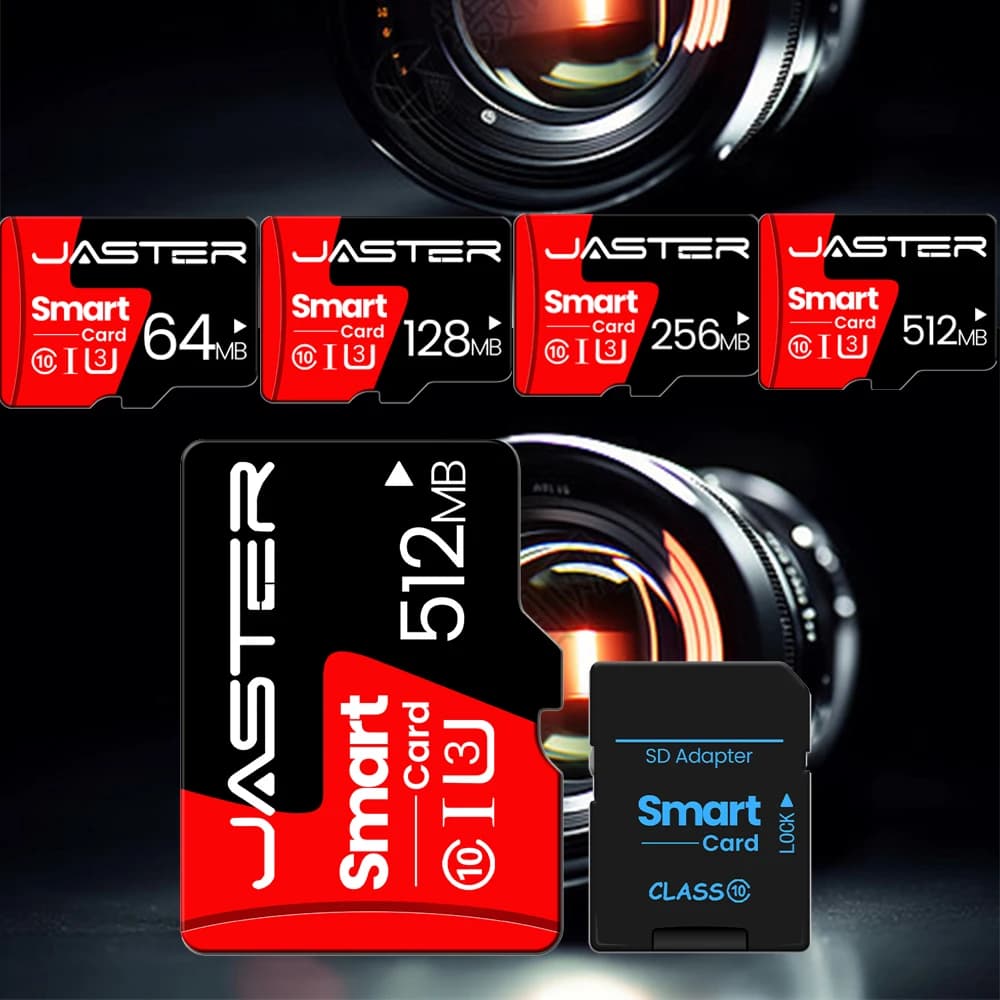 10 categorie di schede di memoria ad alta velocità da 64MB, 128MB, 256MB, 512MB, schede SD e Mini TF utilizzate per monitorare il tachigrafo del drone.