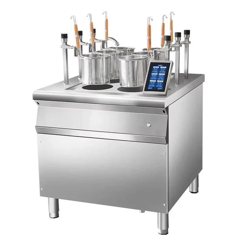 Sollevamento automatico Pasta Commerciale Elettrico Controllo intelligente Noodle Cottura Caldaia Macchina Fornello Ristorante Attrezzature da cucina per hotel