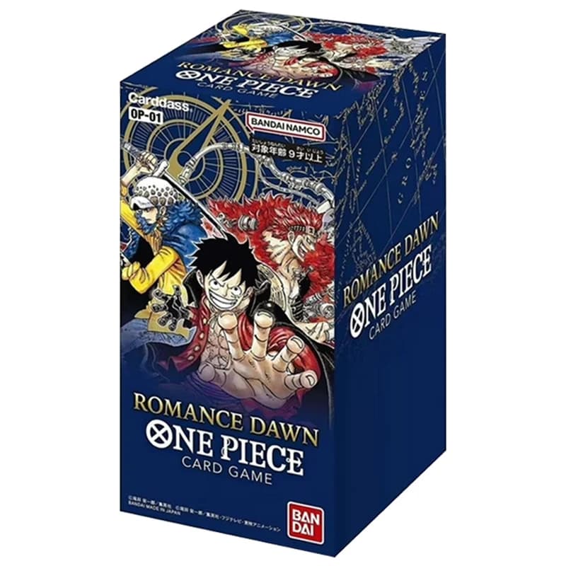 BANDAI One Piece TCG Romance Dawn Gioco di carte OP-01 Collezione di carte in edizione giapponese Giocattolo per bambini SPEDIZIONE VELOCE