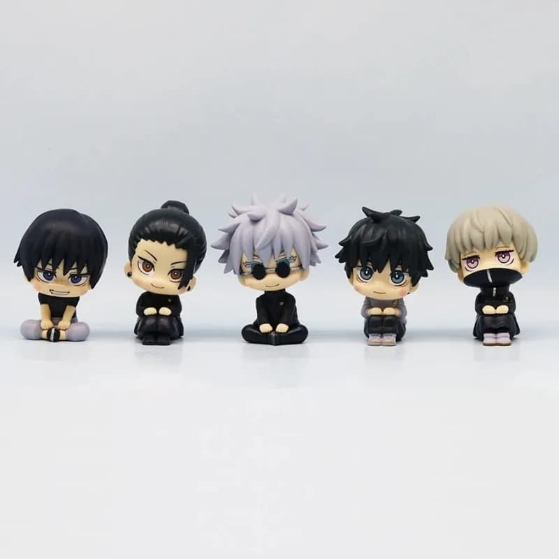 Figurina Anime Jujutsu Kaisen 10cm, Versione Q Look Up di Satoru Gojo/Geto Suguru, Action Figure di Fushiguro Toji/Okkotsu Yuta
