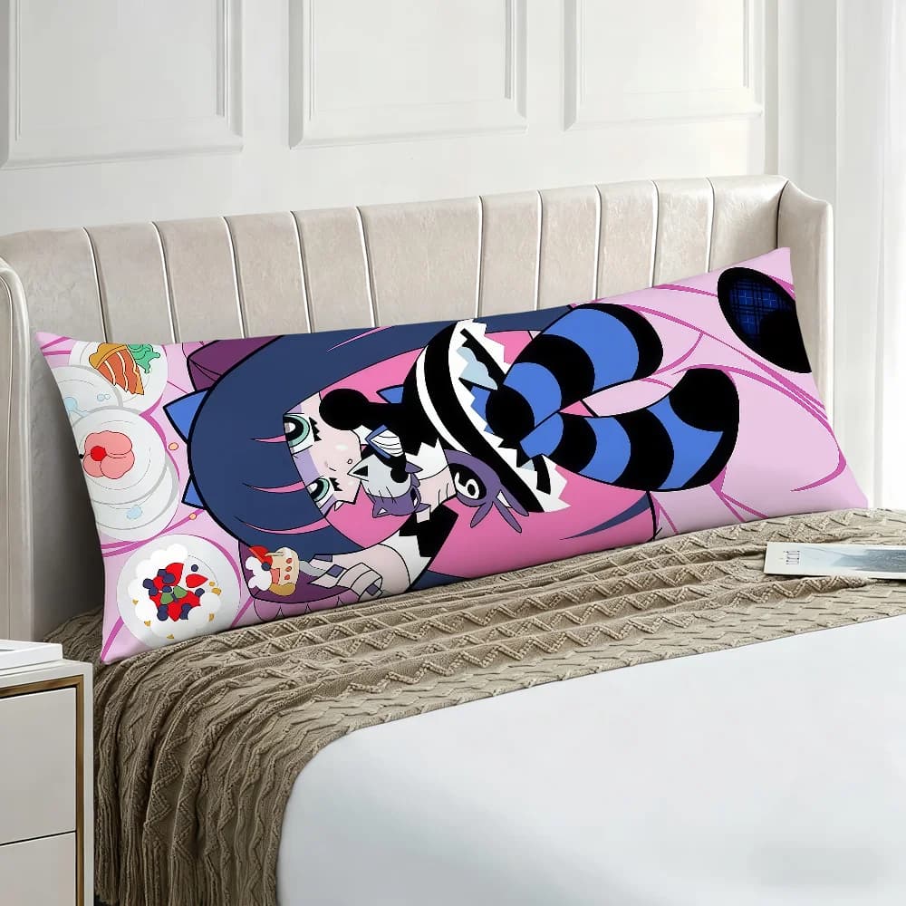 Copricuscino a forma di calza con giarrettiera, motivo cartone animato, adatto per divano, camera da letto, auto, cuscino rettangolare per la schiena
