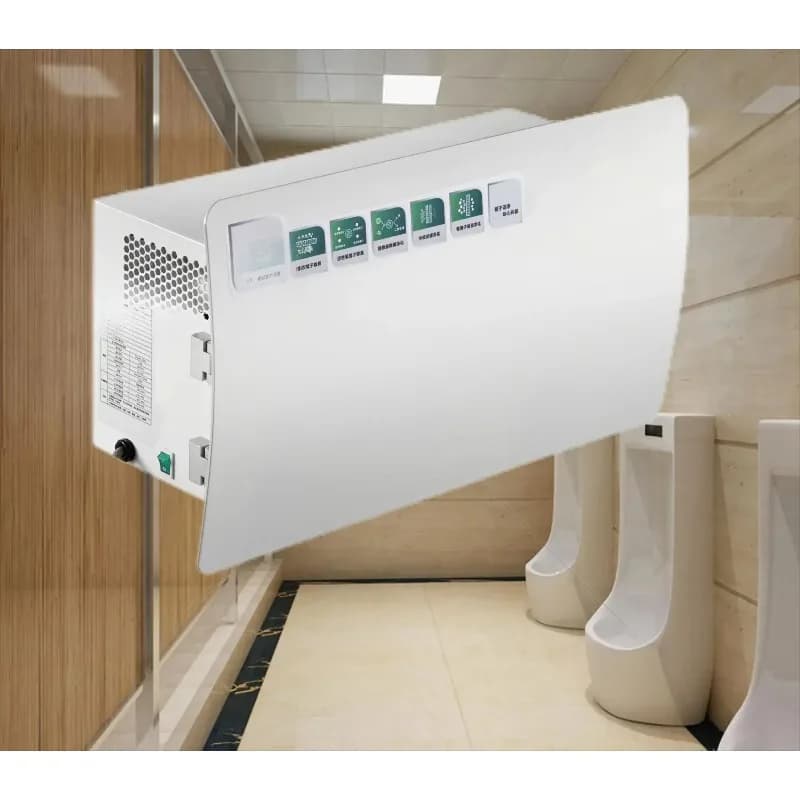 Purificatore d'Aria Elettrico da Parete, Deodorante per Toilette, Rimozione Efficace degli Odori per Bagni Pubblici e Serre