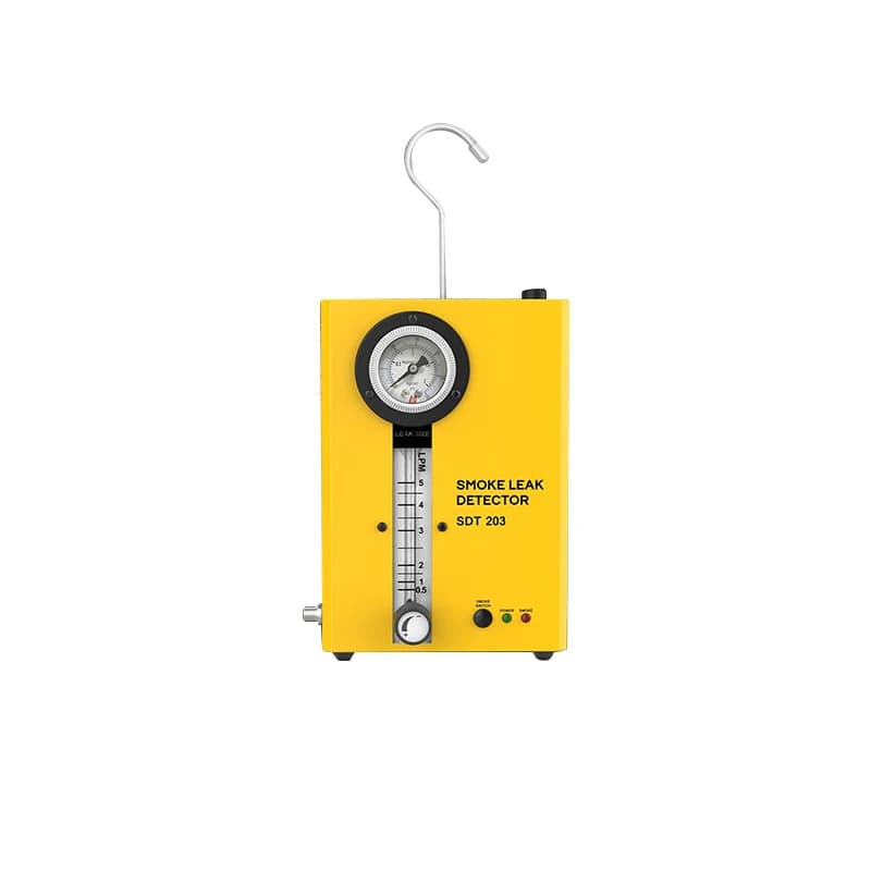 Funzione completa Rilevatore di perdite di fumo marrone Rilevatore di fumo per auto Tester Rilevatore di perdite di gas SDT-206