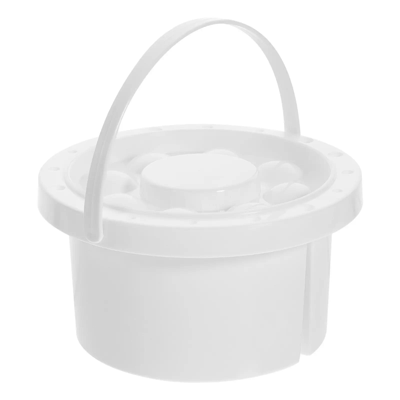Reusable Brush Washer Compact Paintbrush Cleaner Plastic Water Bucket Household Artist Brush Holder Daily Use Cleaning Accessory