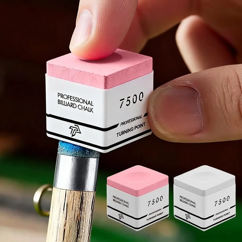 Gessetti Antiscivolo in Resina TP7500 per Biliardo, Gessetti per Stecche da Biliardo e Snooker, Polvere Facile da Applicare, Accessori per Biliardo
