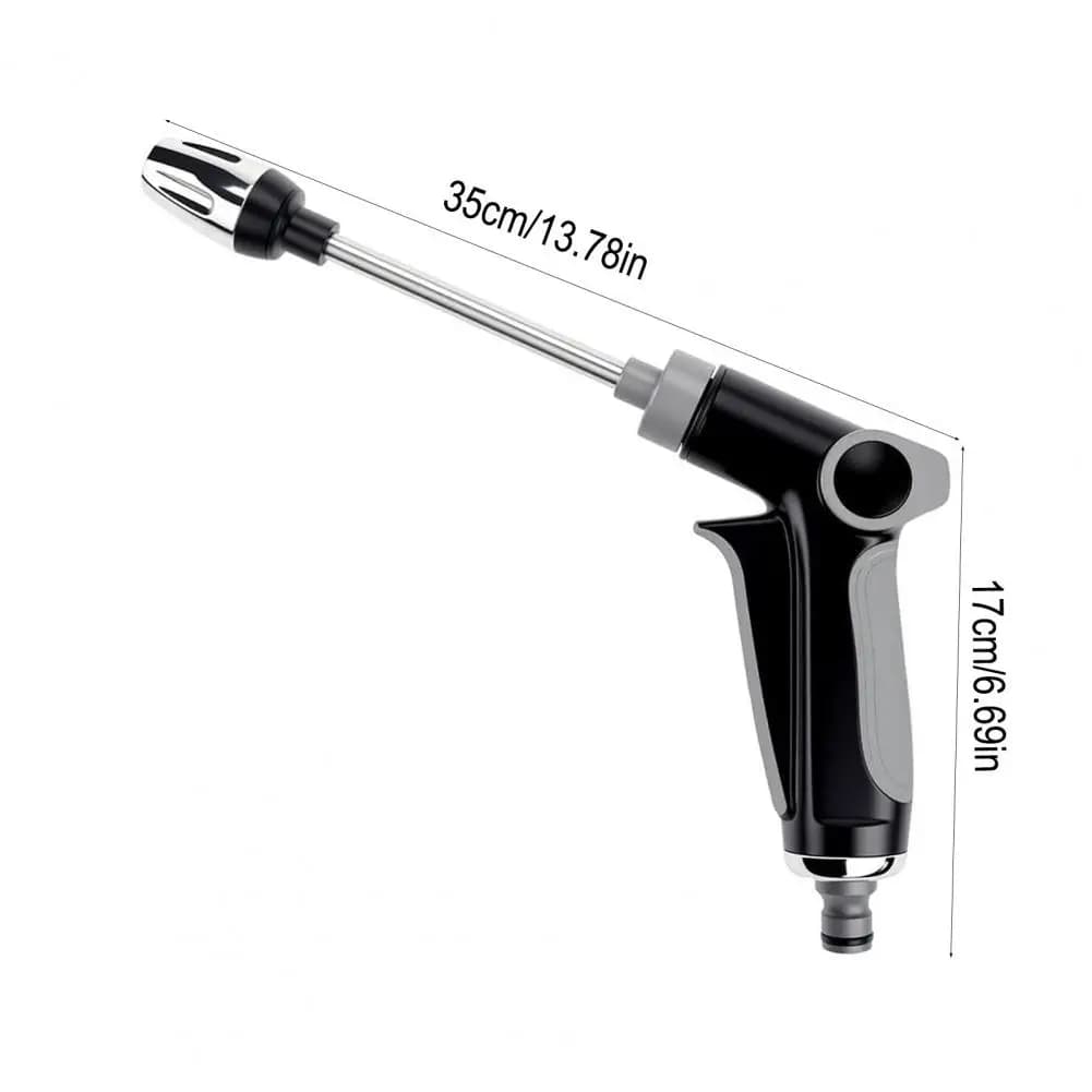 Ugello per Tubo da Giardino con Spruzzo Regolabile a 360 Gradi, Getto d'Acqua ad Alta Pressione per Pulizia, Universale 3/4 di Giro per Qualsiasi Tubo ad Alta Pressione