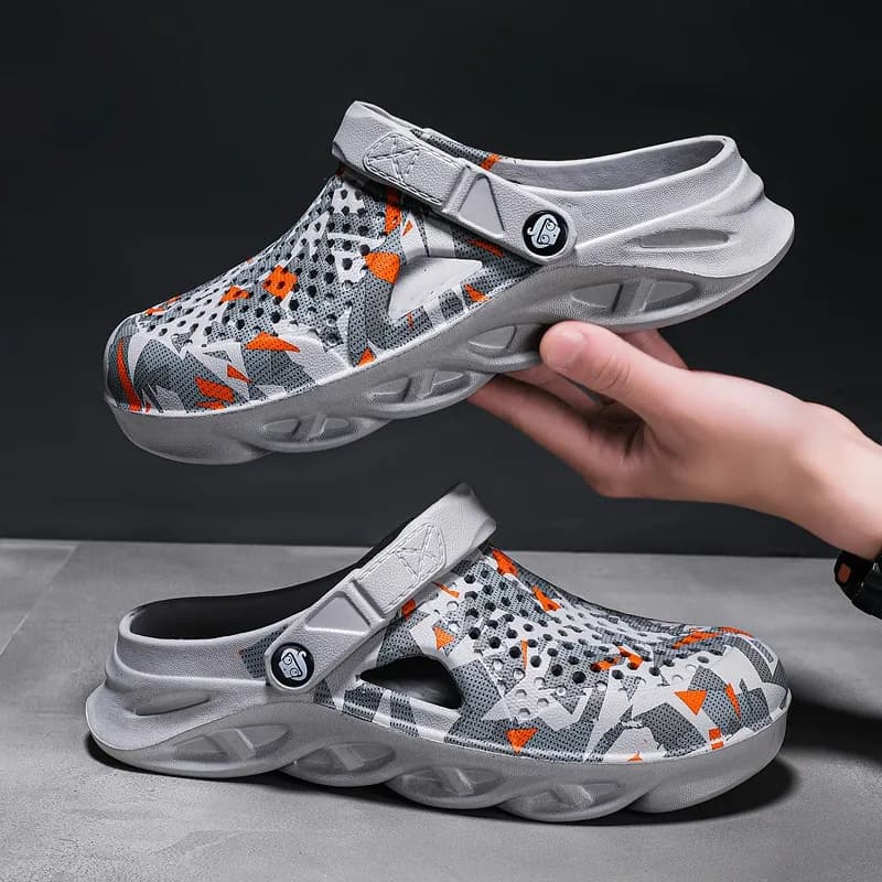 Men Slippers Outdoor Leisure Home Bath Casual Beach EVA Slides Indoor Non-slip Sandals Flip Flops Light Luxury Unisex Platform