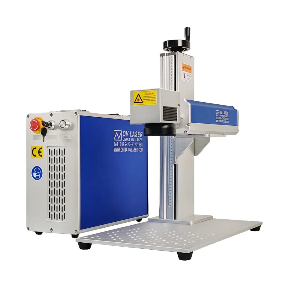 Nuova Macchina Portatile Mini Desktop per Marcatura e Incisione Laser a Fibra 2.5D 3D con Raffreddamento ad Aria, Controllo EZCAD, Galvo Laser Sino Max