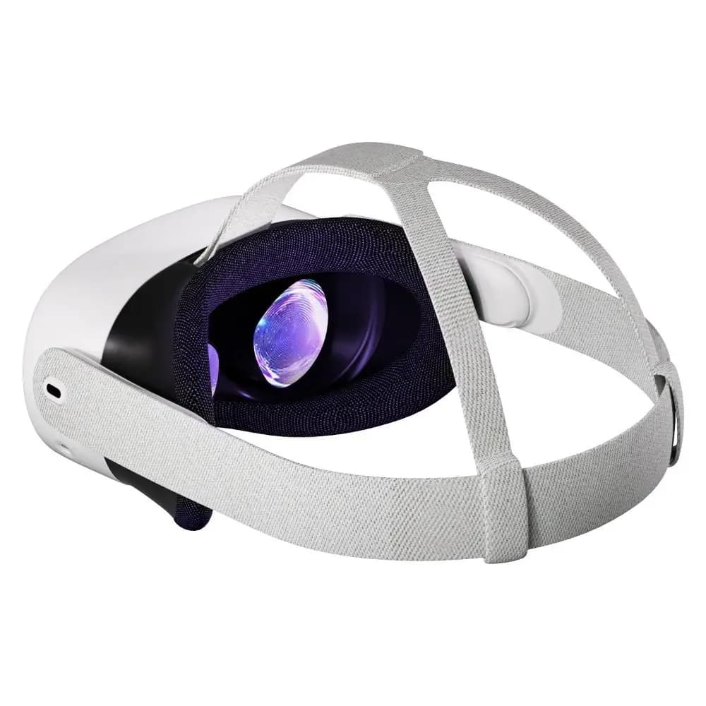 Fascia per la testa di ricambio regolabile Fascia per la testa VR elastica stabile Tessuto lavorato a maglia Cravatta per la testa VR durevole per Meta Quest 3/3s