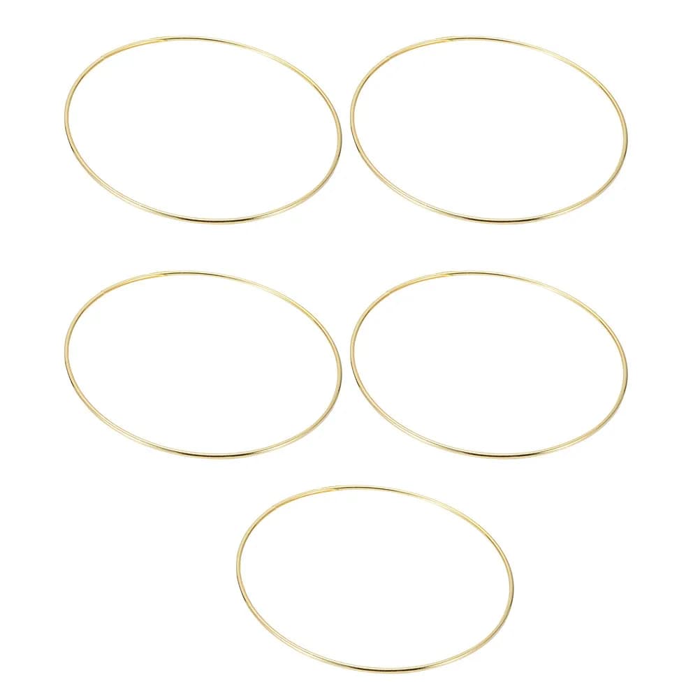 1Set Iron Dream Catcher Rings Solid Structure Metal Circles for DIY Dream Catcher Wreath Wedding Floral Ornament