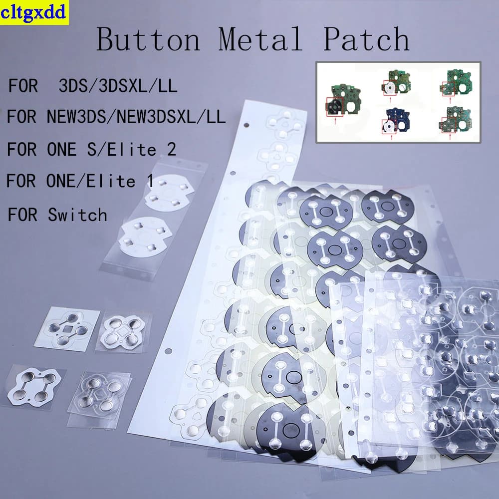 Cltgxdd 1/5/10 pezzi per controller Xbox One, pulsante D-pad, cupola metallica, fibbia a cupola, scheda PCB, pellicola conduttiva per Xbox Series S X