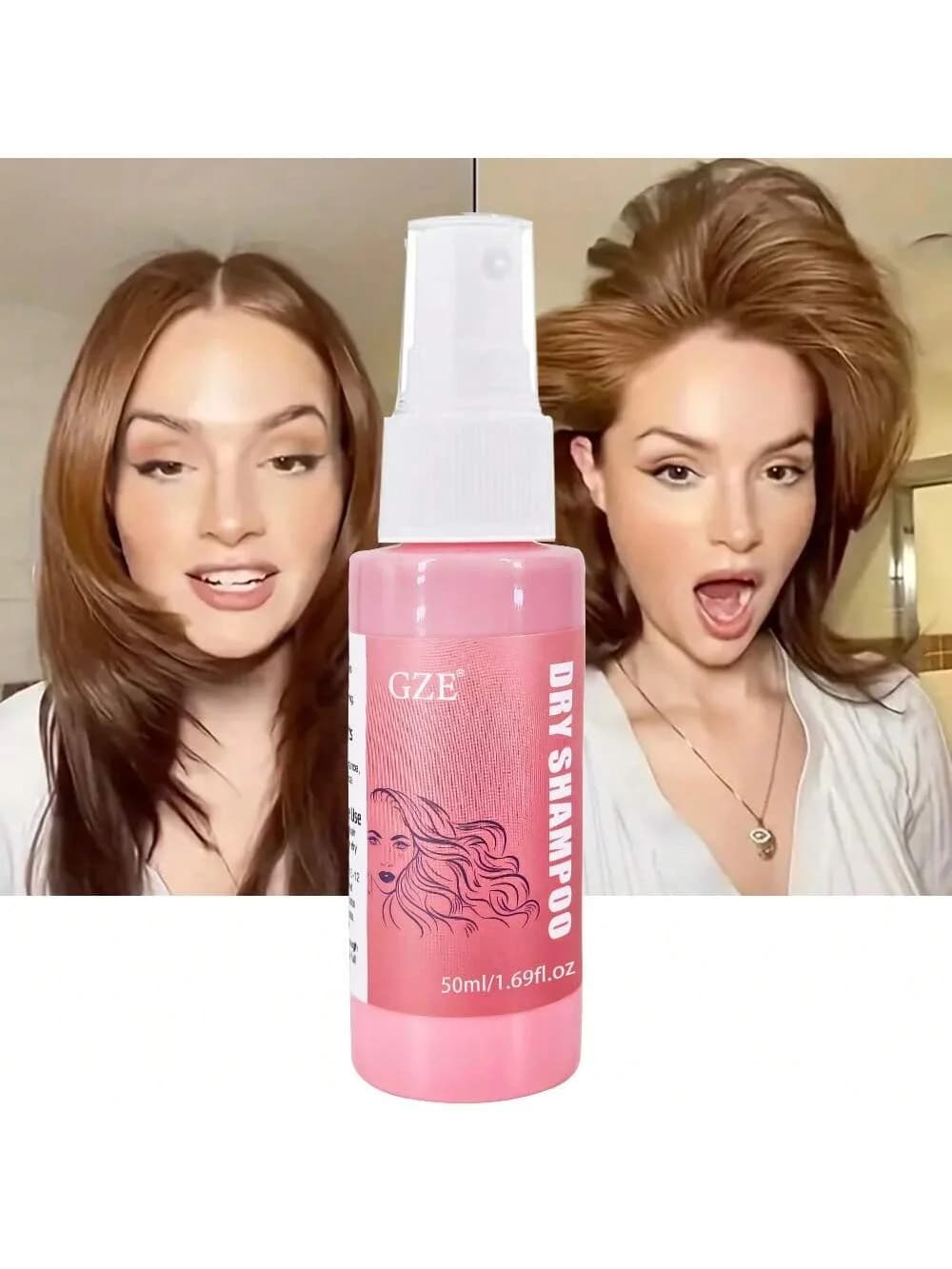 GZE DRY SHAMPOO Assorbe istantaneamente l'olio nei capelli Controllo dell'olio Rinfrescante Sollevamento delle radici Capelli soffici, Shampoo secco Beach Babe