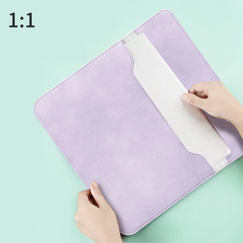 Custodia per tablet in pelle PU per tablet da 12-16 pollici Custodia protettiva con fodera sottile Custodia da trasporto per uso scolastico in viaggio