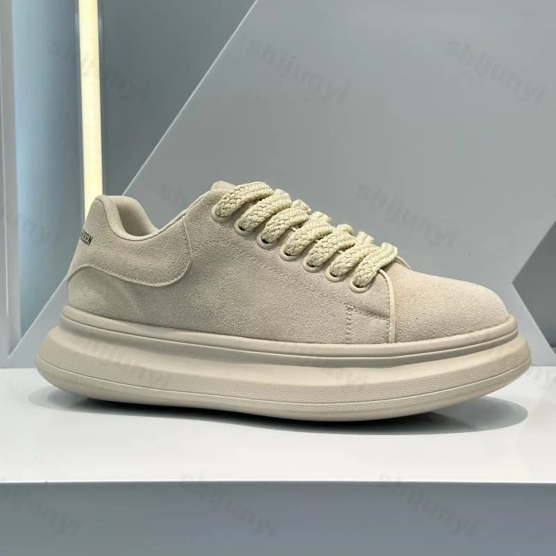 Men casual sports shoes comode outdoor racing shoes anti-slip 2026 shoes vulcanized with fashion stringed platform spring autumn