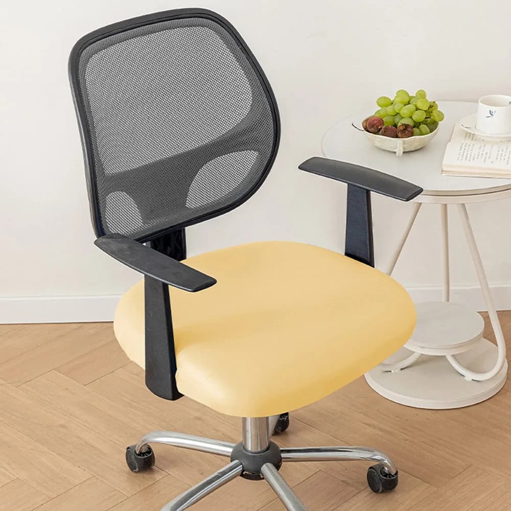 Coprisedia da Ufficio in Pelle PU Impermeabile ​ Traspirante ​ Copertura Elastica Rimovibile per Sedia da Gaming, Rivestimento per Poltrona
