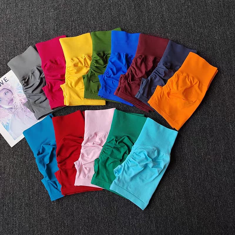 Summer Yoga Shorts Women's Fitness Shorts Breathable Sports High Waist Shorts Cycling Shorts Gym sports shorts for training