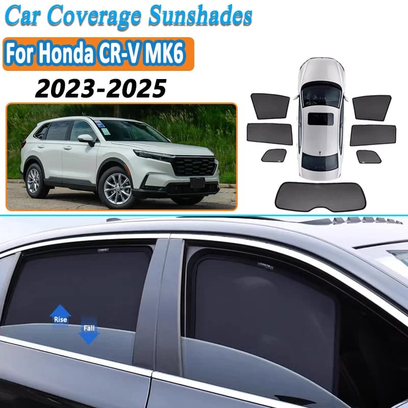 Per Honda CRV 2023-2025 CR-V MK6 RS ZC8 Tendine Parasole a Rete per Finestrini Auto, Protezione Solare, Visiera Parasole, Tenda Privacy, Accessori Auto