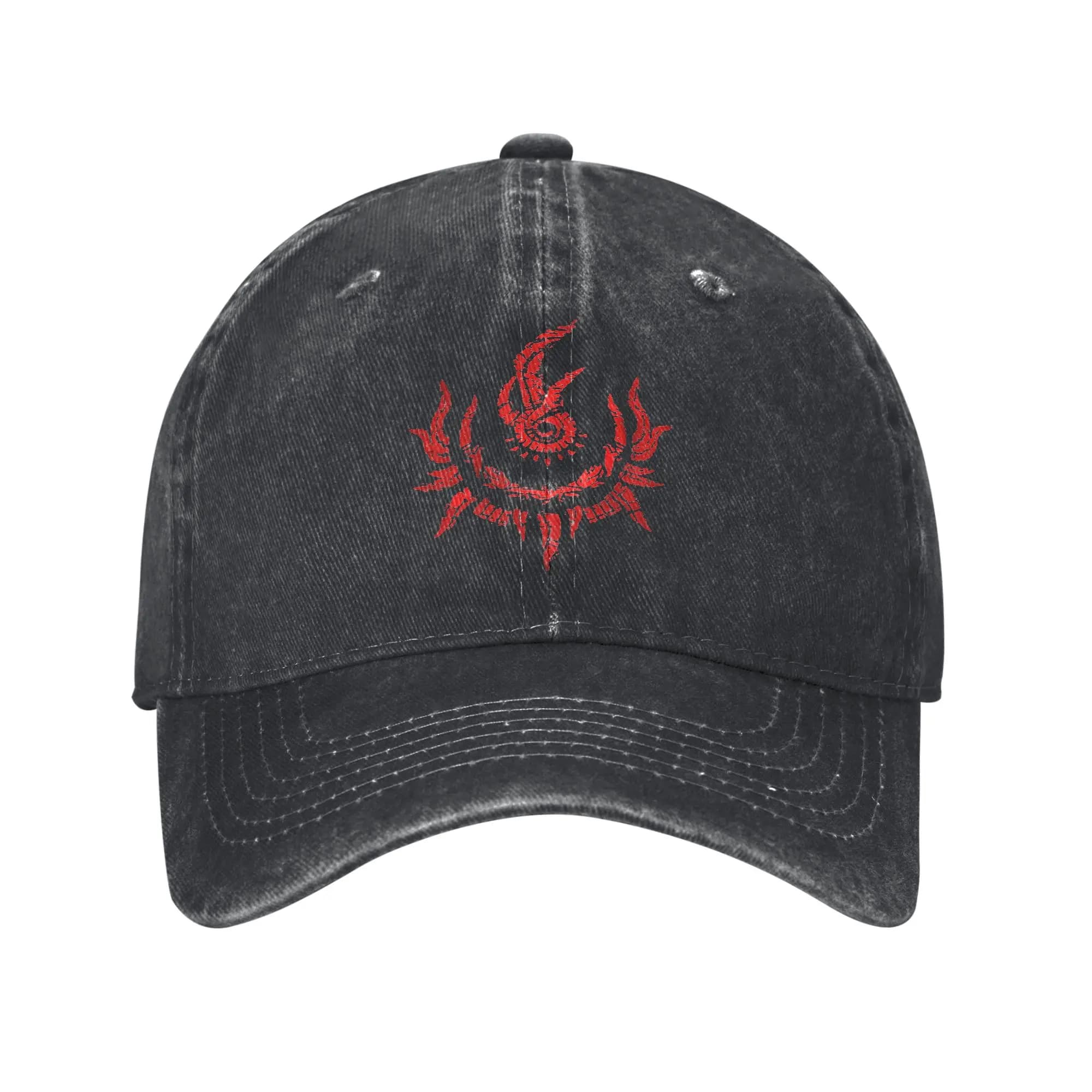 Eldened Ringed Dragon Communion Baseball Cap Fashion Distressed Washed Snapback Cap Unisex Outdoor All Seasons Travel Gift Hat