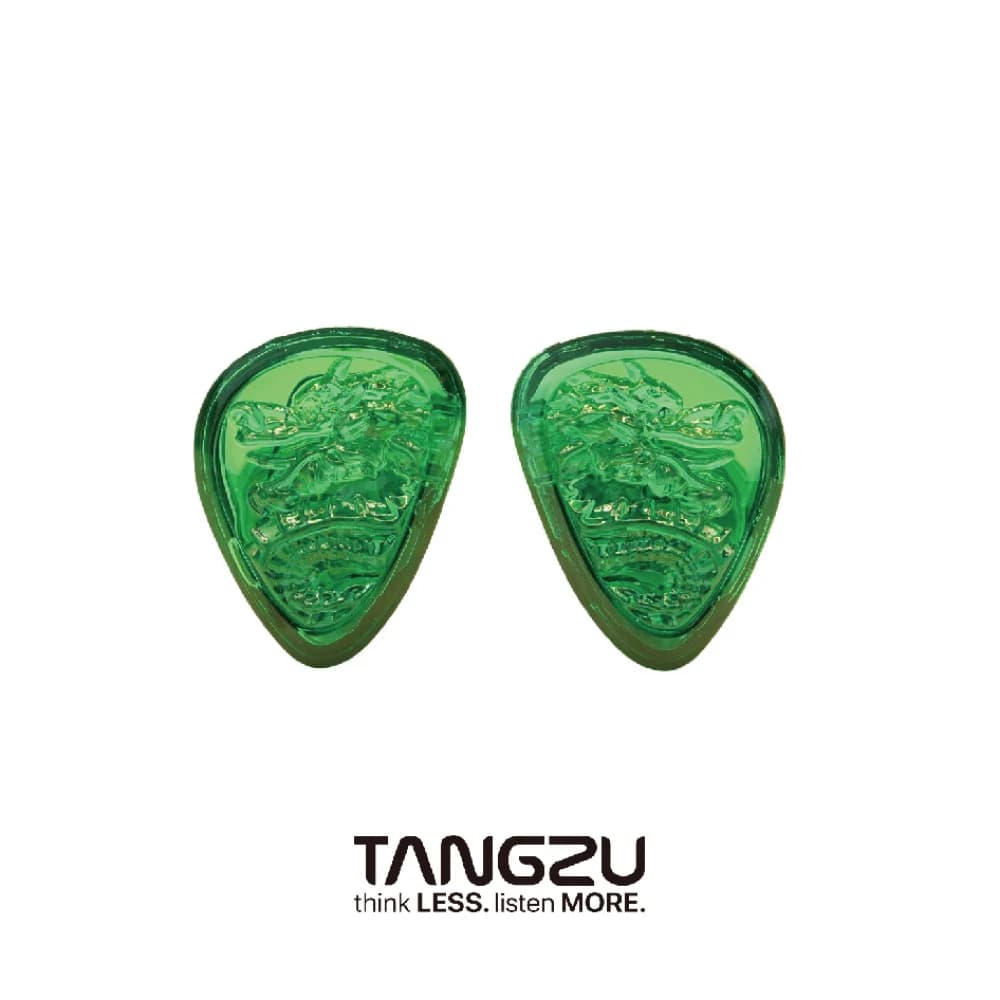 TANGZU WANER II IEM Jade Dragon Edition, In-Ear In-Ear 10mm Single Dynasty in PET with Silicone Case and Large Sancai Forum