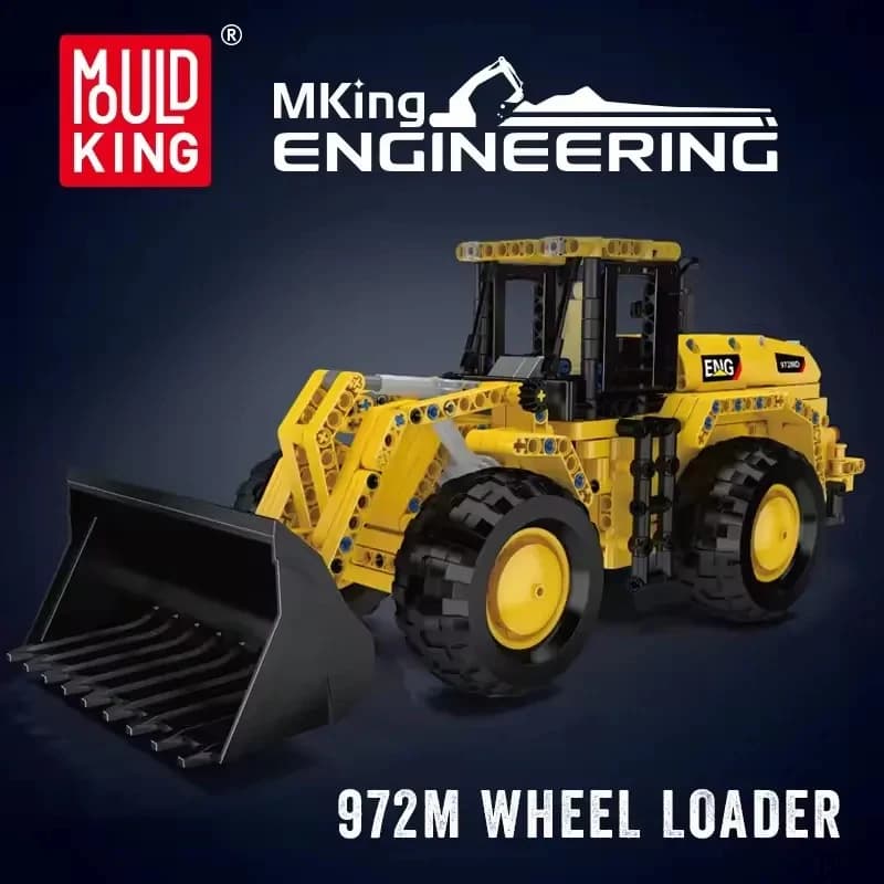 Mould King 17084 MOC 972M Pala Gommata, Blocchi da Costruzione, Giocattoli Educativi STEM, Regali di Compleanno per Adulti e Bambini