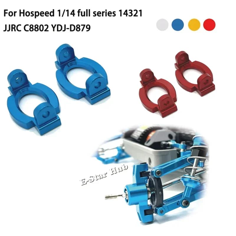 Sedile anteriore a forma di C per Hospeed 1/14 Serie completa 14321 JJRC C8802 YDJ-D879 Kit di parti di aggiornamento in metallo RC Car OP Accessori Buggy