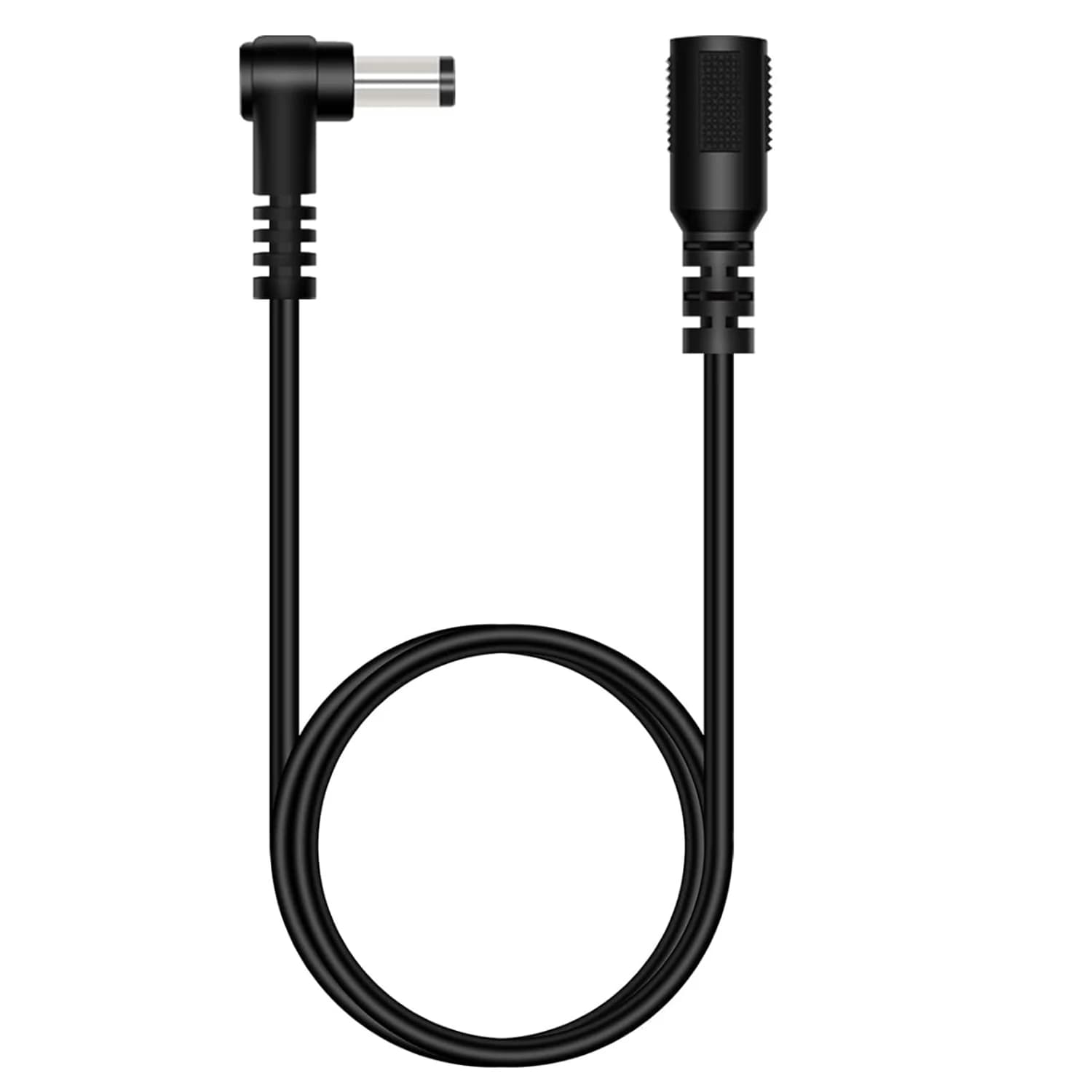 DC 5.5mm x 2.1mm Right Angle Male to Female Power Extension Adapter Cable for CCTV Surveillance Security Camera LED Strip DVR