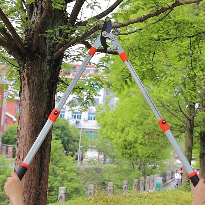 Manual pruning shears Telescopic Pruning Shears High Branch Pruning Tool Long Reach Aluminium Handle Picker Pruner Garden Tools