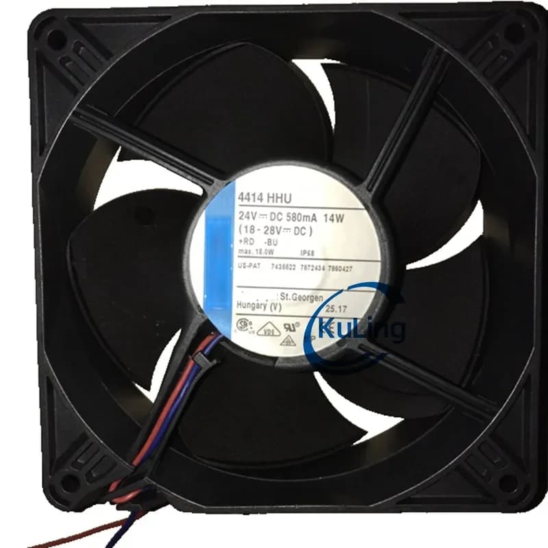 New Original German Fan for TYP 4414HHU 12038 24V 14W with 5-Year Quality Assurance