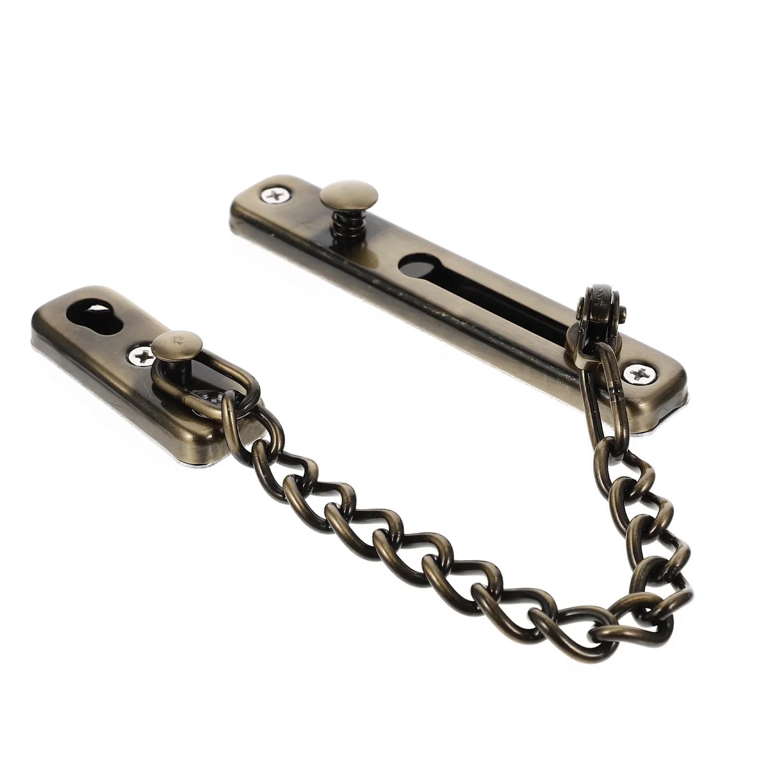 Catena di Sicurezza per Porta in Acciaio Inox Senza Foratura, Antifurto e a Prova di Bambino, per Sicurezza Domestica