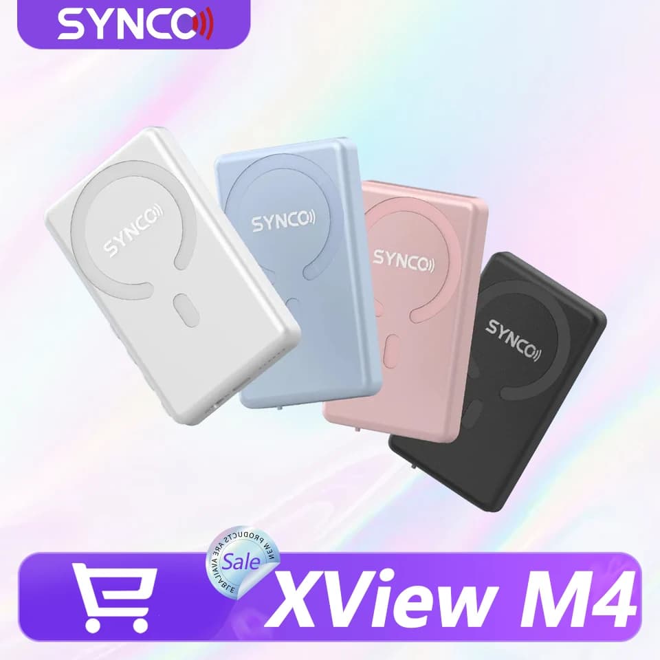 Synco XView M4 3.97″ Phone Monitor Screen 40ms Low Latency MagSafe Vlog Selfie Display for iPhone Android YouTube TikTok