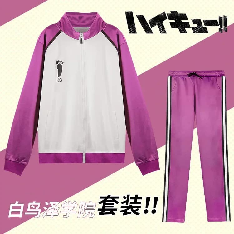 Haikyuu Uniforme scolastica Cappotto Giacca Pantaloni Abbigliamento sportivo Maglie da pallavolo Anime Costumi Cosplay Imposta Shiratorizawa School2025