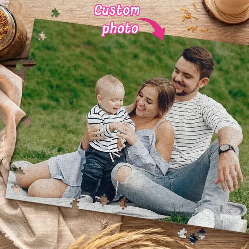 35/300/500/1000pcs, Customize wooden photo puzzle, Festival Creative Choice, Customized Exclusive Memories