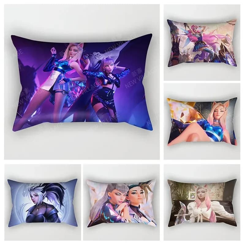 Nordic anime home decor 30*50cm throw pillow case sofa modern boho living room Cushion cover 30x50cm 40x60cm cute kawaii cartoon