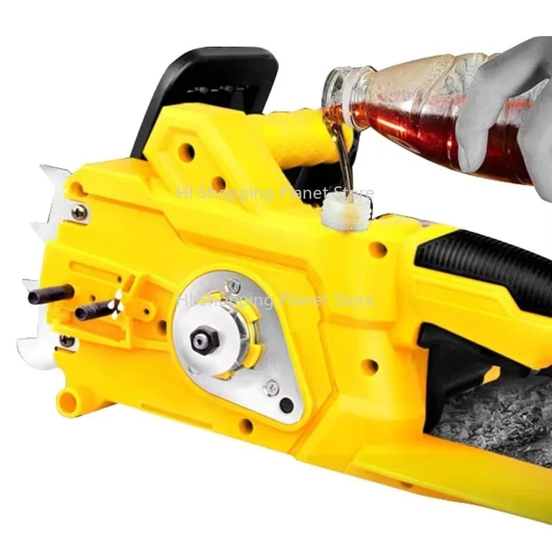 Electric high-altitude chain saw high branch saw garden telescopic long pole fruit tree pruning saw handheld tree sawing artifac
