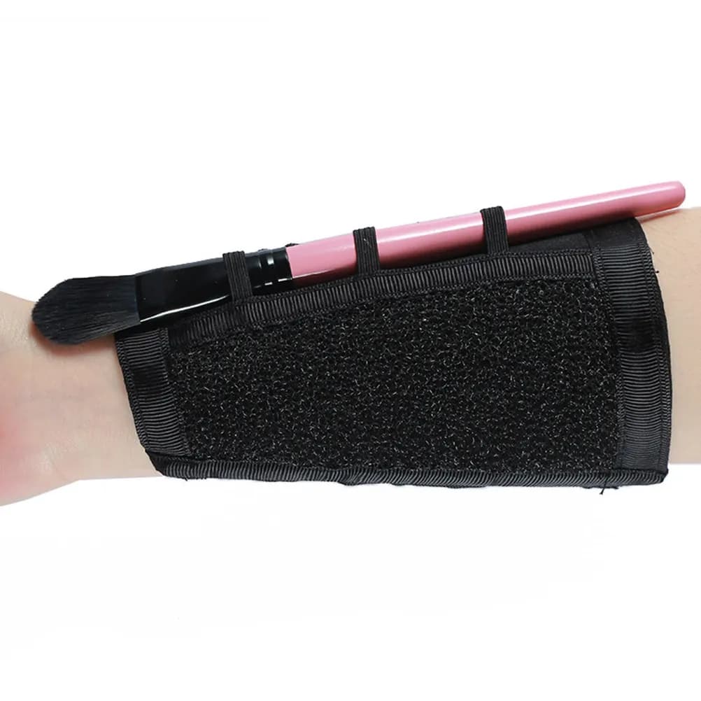 1Pcs Armband Makeup Remover Cleaner for All Brush Types Eyeshadow Blush Powder Fast Residue Removal Sturdy Reusable Cleaning