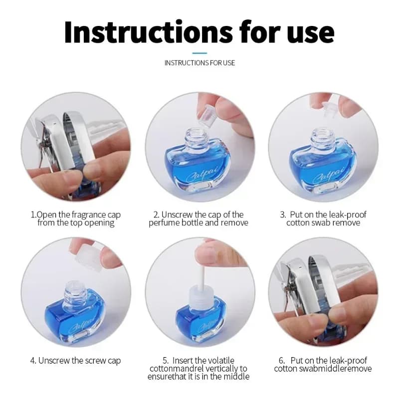 Car decoration with four-leaf car perfume for aromatherapy with air outlet for cars to remove odors customization