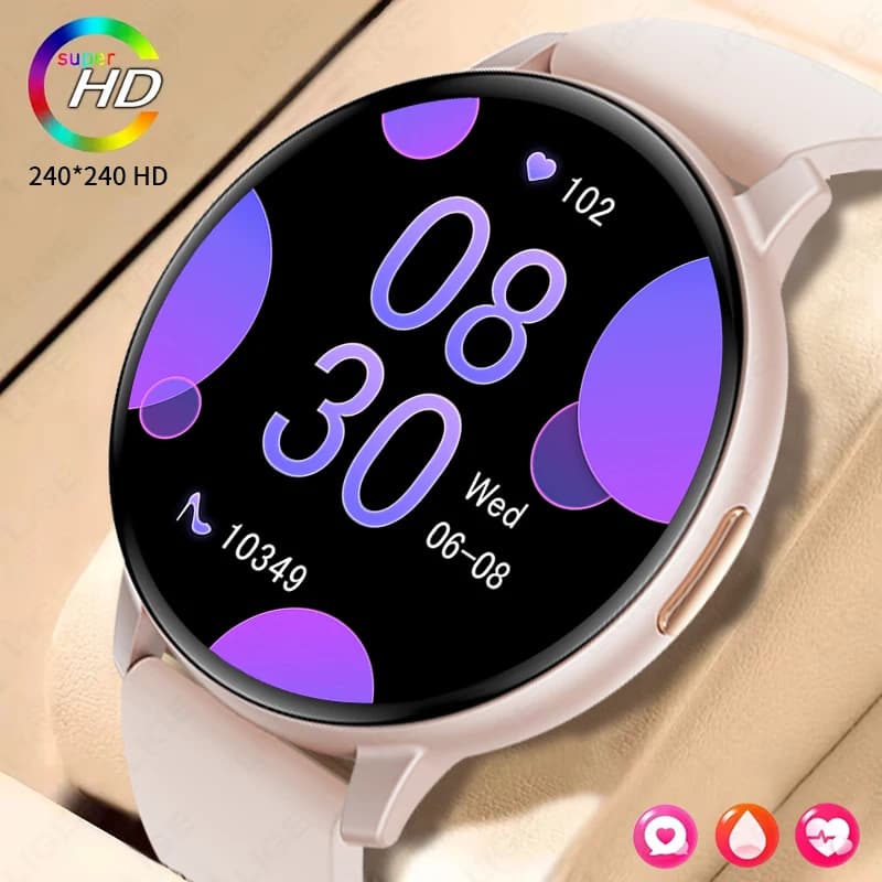 New Sport Smartwatch 2026 for Women with Vocal Assistant, Bluetooth Calls, Waterproof IP67, Fitness Tracker, Cardiaca Frequency Monitoring