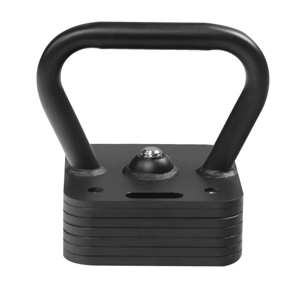 Kettlebell Square 35.5 LB with Handle: Strength Training, Weight Lifting, Physical Conditioning/Cross-Training for Men/Women