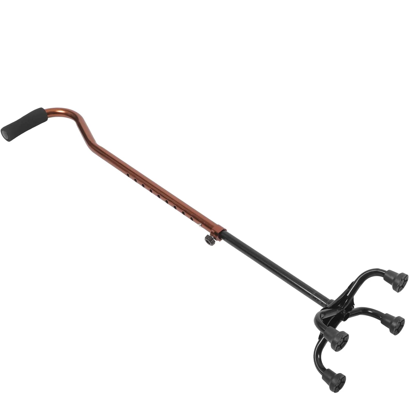 Bastone da Passeggio in Alluminio per Anziani, Regolabile, Ergonomico, Antiscivolo, Bastone da Trekking, Robusto e Leggero per Uso Esterno