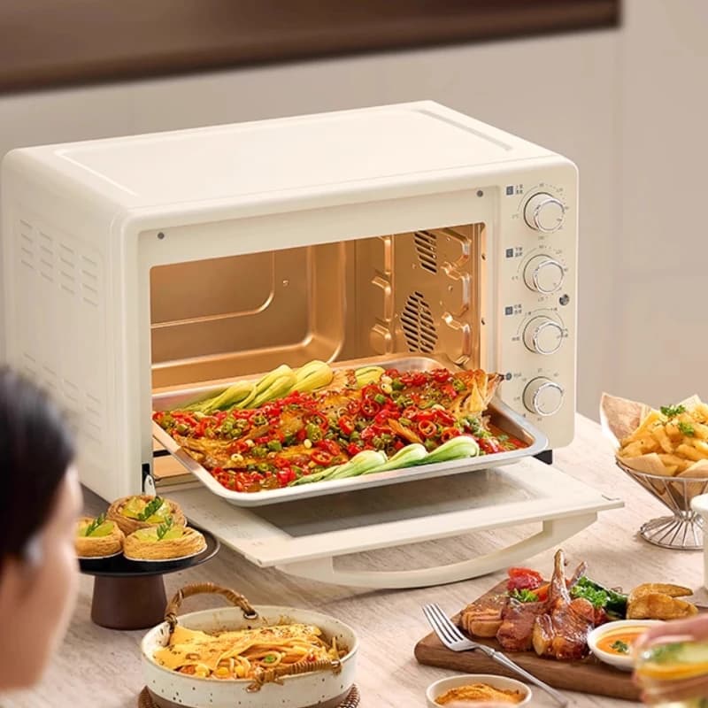 Jiuyang electric oven new small blast stove oven household 40 liters large capacity air frying oven baking machine