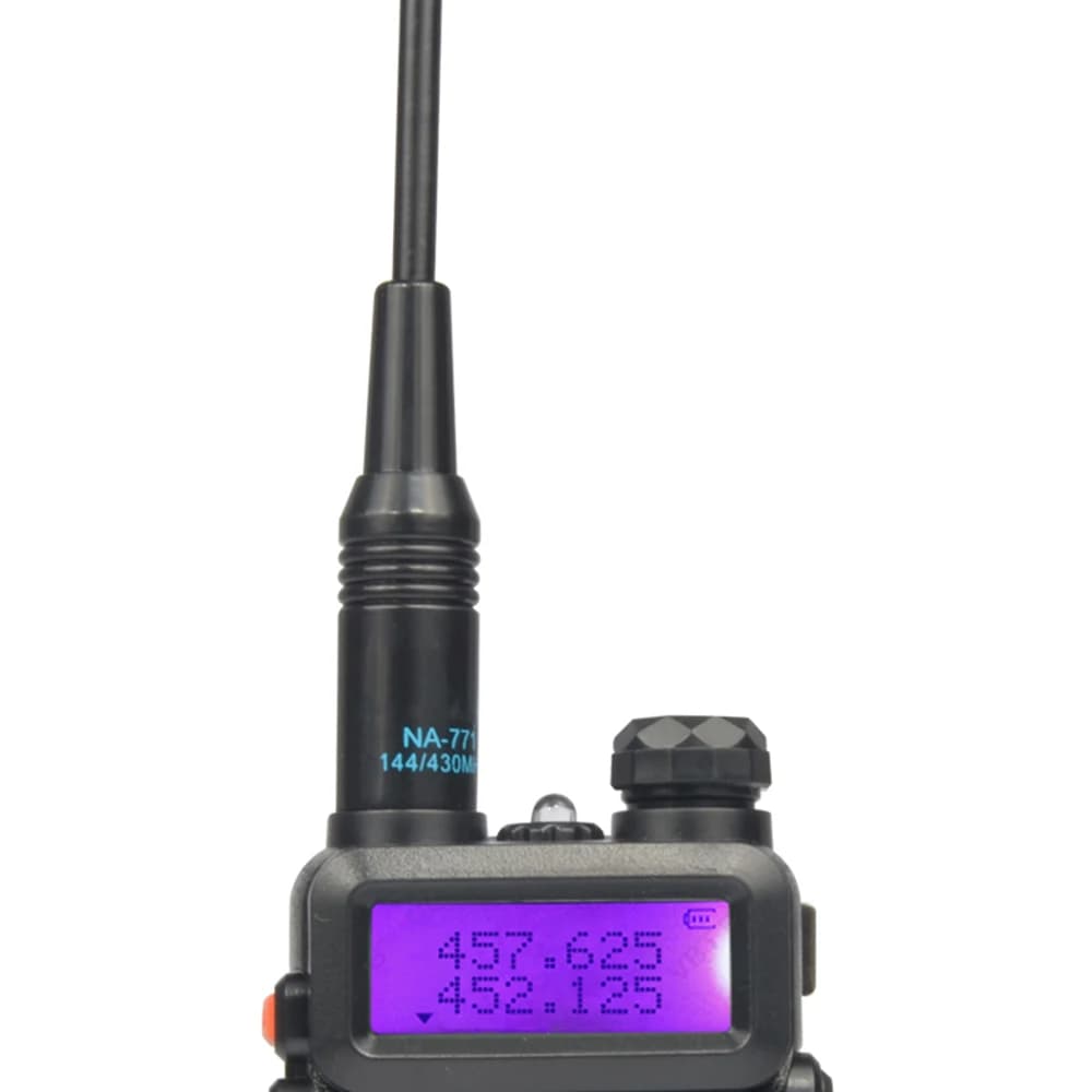 Antenna NA-771 originale SMA-F femmina VHF/UHF Antenna di guadagno Dual Band per Radio Kenwood BaoFeng UV-5R UV-82 BF-888S CB