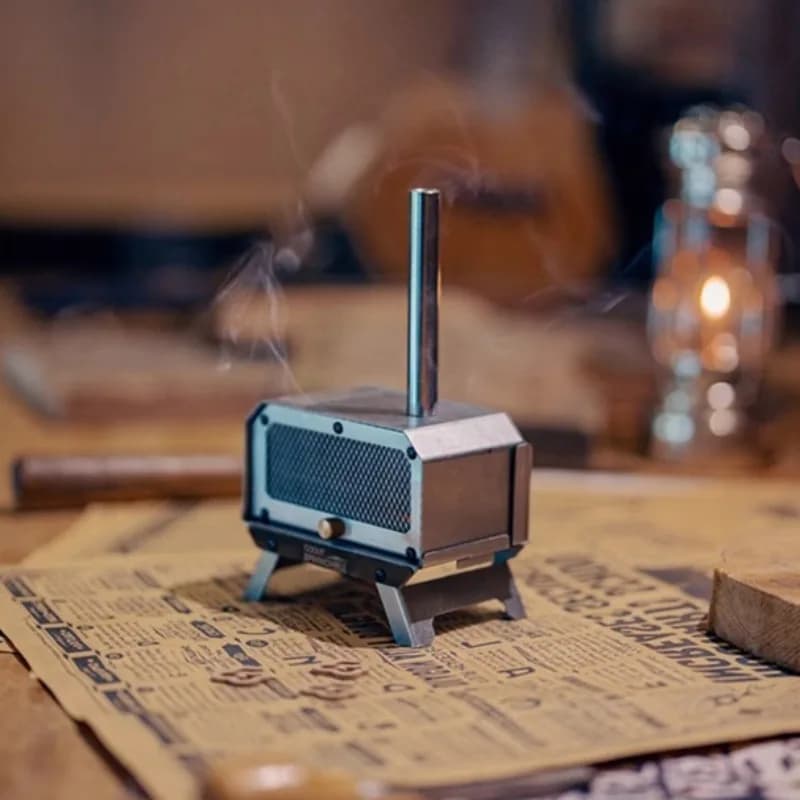 Mini bruciatore di incenso per zanzare portatile in acciaio inossidabile desktop aroma stufa cassetto multifunzionale campeggio da viaggio attrezzi da esterno