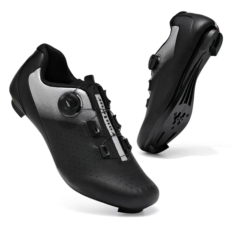 Nuove Scarpe Professionali da Ciclismo, per Bici da Strada, con Attacco SPD, Ultraleggere, Autobloccanti, Sneakers MTB Unisex