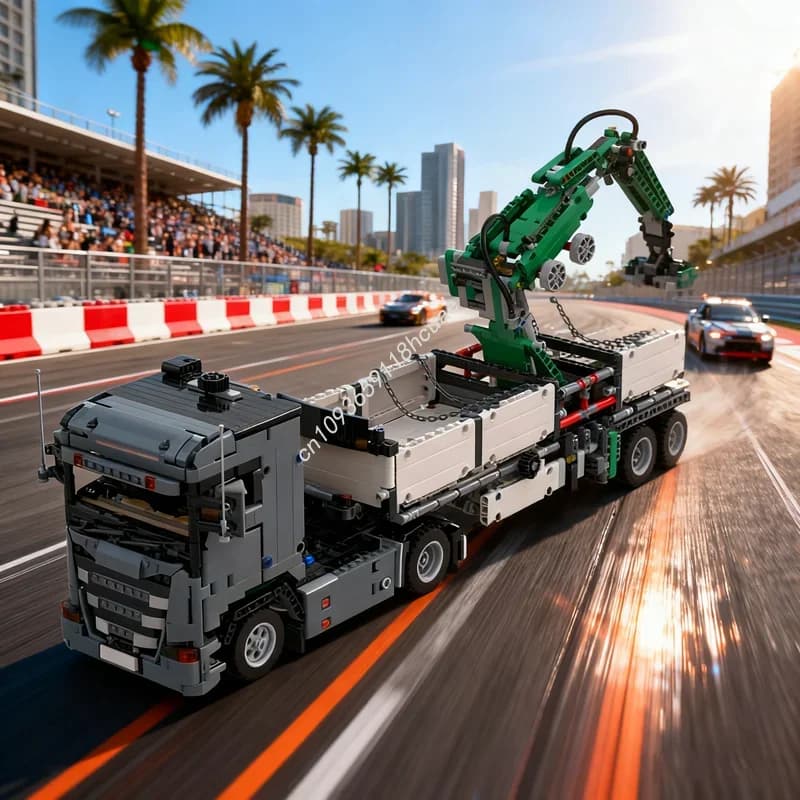 2368pcs MOC Alternative Scania Grab Crane Technical Model Building Blocks Christmas Gift Construction DIY Idea Toys Brick Kids