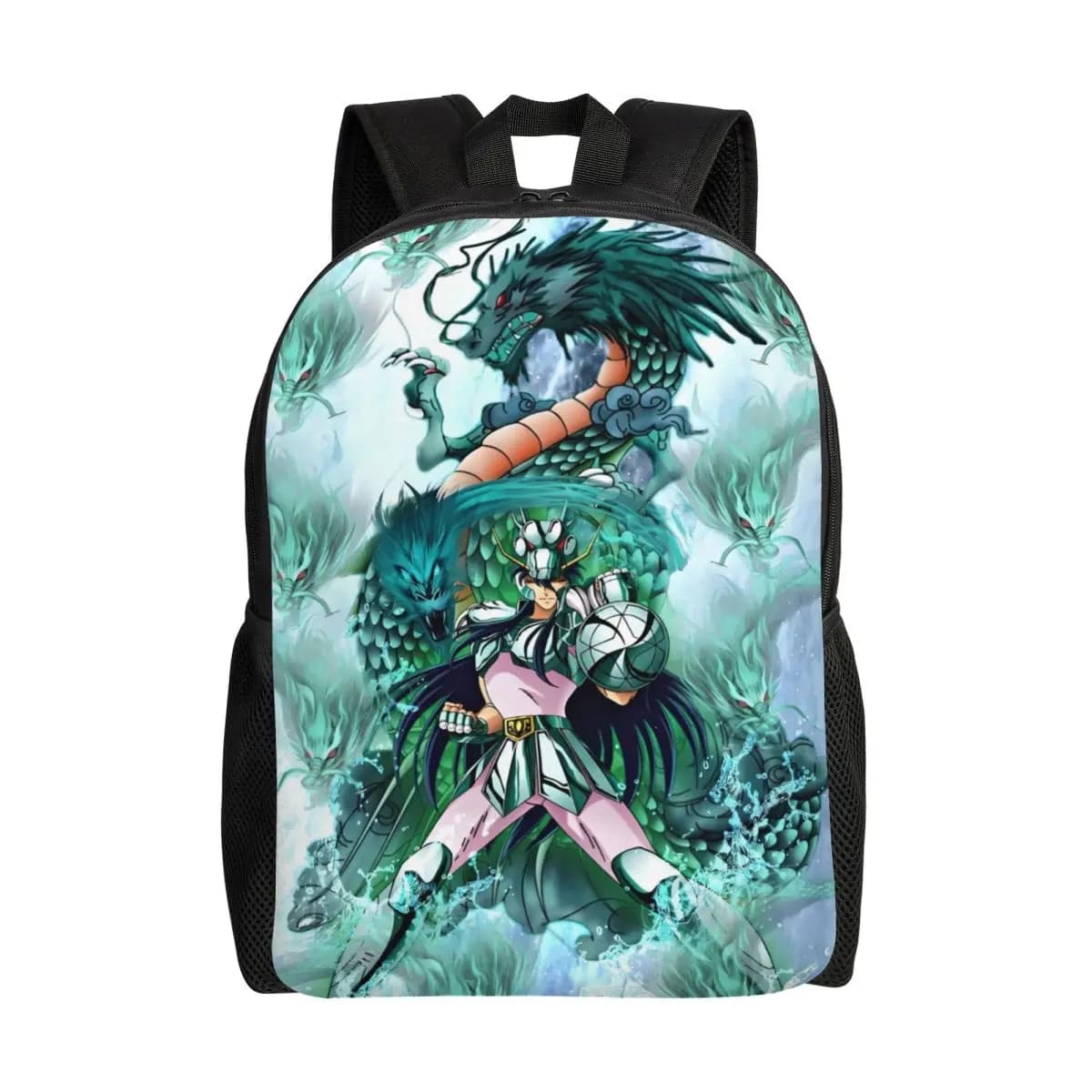 Zaini Manga anime personalizzati Saintes Seiya per ragazzi e ragazze, borse da viaggio per college, uomini e donne, per laptop da 15 pollici