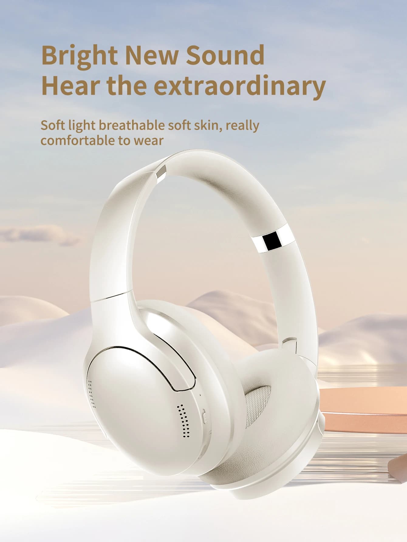 ANC Cuffie Bluetooth con cancellazione attiva del rumore Cuffie musicali pieghevoli intelligenti a bassa latenza Cuffie stereo HiFi Cuffie da gioco