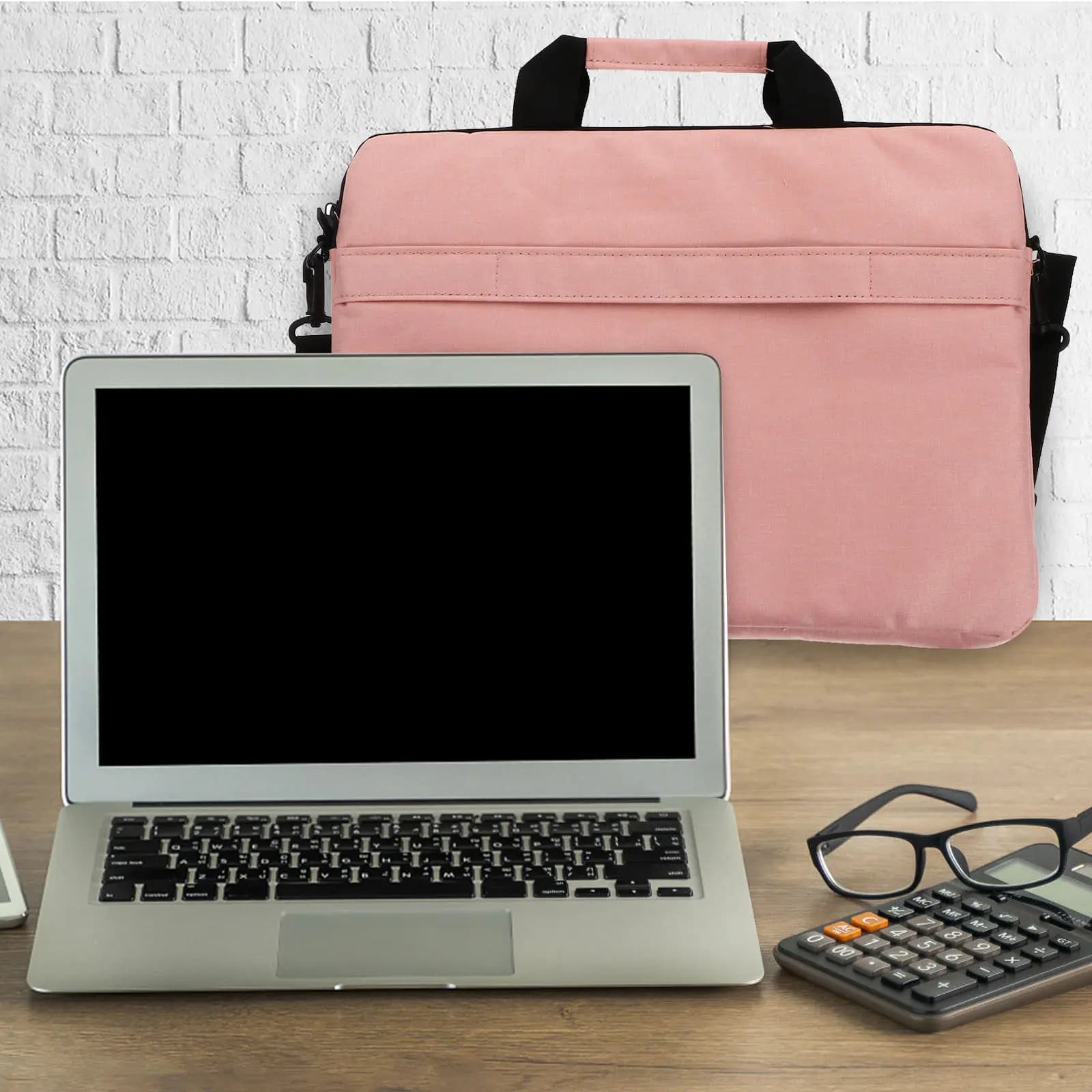 1 pezzo di custodia protettiva per laptop, resistente all'usura, anti-caduta, antigraffio, con cerniera liscia, per affari, ufficio, tempo libero, viaggi