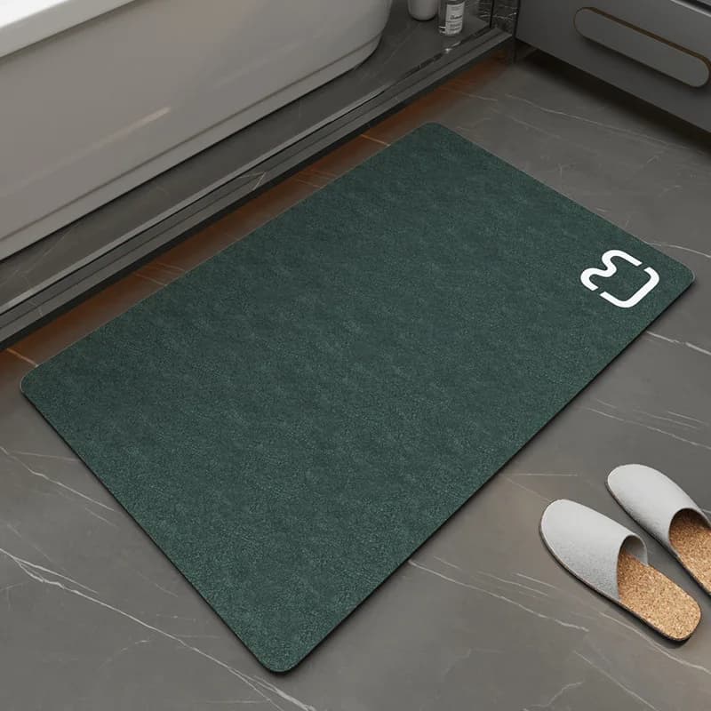 Tappetini da bagno assorbenti con testa di gatto con fondo in gomma antiscivolo Tappetino per vasca da bagno Spessore 2,5 mm Tappetino ad asciugatura rapida Facile da pulire