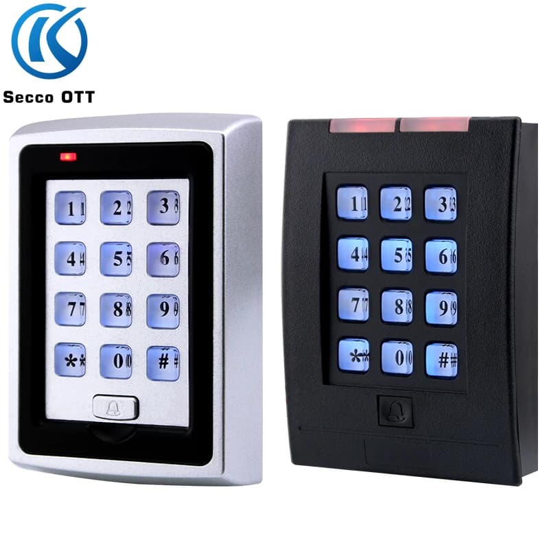 Presa di fabbrica Lettore di schede di controllo accessi 13,56 Mhz Scheda NFC Scorrimento 125 khz Passwor Formato Wiegand 26or34 Anti interferenze metalliche