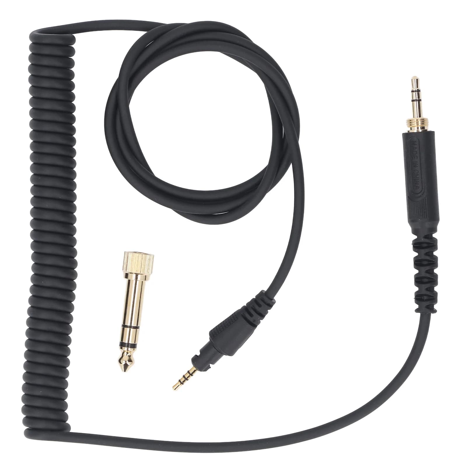 Cavo audio per cuffie Cavo audio prolunga a molla lunga con spina da 3,5 mm Adattatore da 6,3 mm per DJ HDJ CUE1 HDJ CUE1BT HDJ X5 HDJ X7
